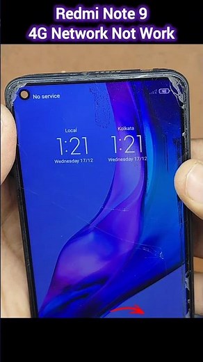 Redmi Note 9 || 4G Network Not Work || No Service || 4g Network Ic || Problem Solution #network #4g