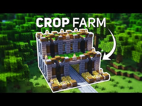 Minecraft: Crop Farm Tutorial (How to build)