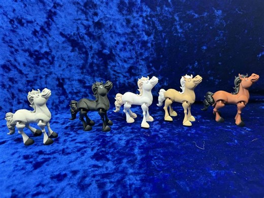 4" Articulated Horse Toy | Flexible 3D Printed Horse Figurine | Farm Animal Toy - Etsy Canada