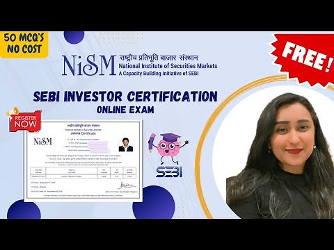 SEBI Investor Certification Examination by NISM- How to enroll & syllabus ✅👍 #nismexam #sebi