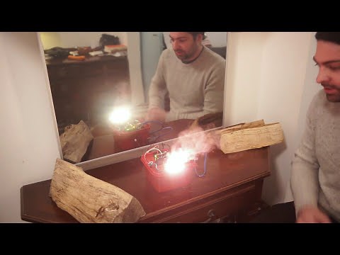 How to make a realistic looking fire effect using water mist and some LEDS🔥