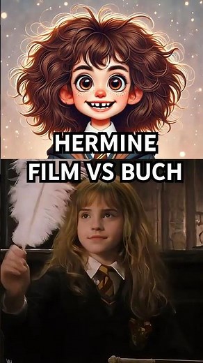 Hermione Granger's appearance: Film vs. Book #hermionegranger