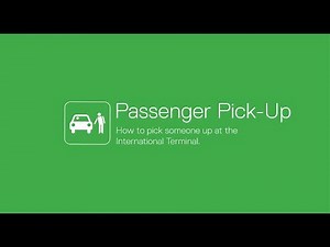 HOW TO: Drivers picking someone up at the International Terminal - FROM 23 NOV 2017