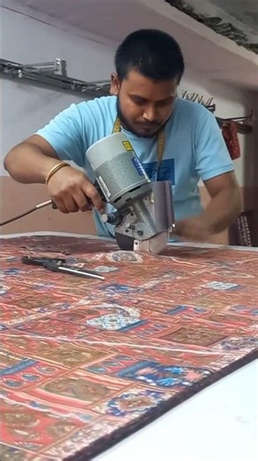 Amazing Cloth Cutting Machine 😲 | Super Fast Kapda Cutting Process #shorts