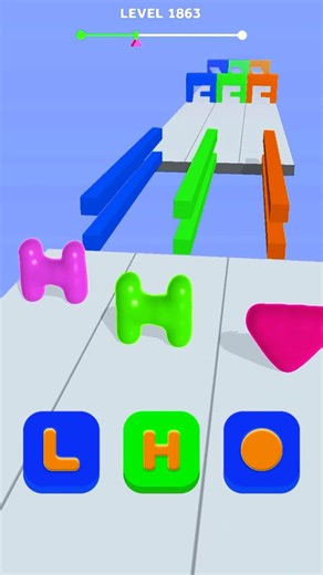 Blob Shifter 3D Level - 1496 #games #shorts #gameplay #gaming