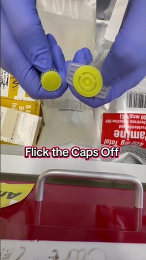 How to prepare the epi seamlessly! #epinephrine #nursing #nurse