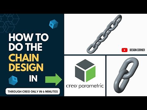 How to do the chain design in Creo Parametric.
