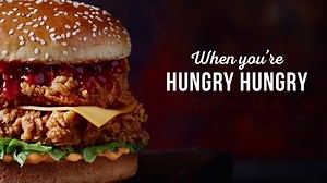 638K views · 2.6K reactions | When you’re hungry hungry like Tom and your skills go out the window. Don’t be like Tom, grab a Zinger Stacker before it’s too late. | KFC | Facebook