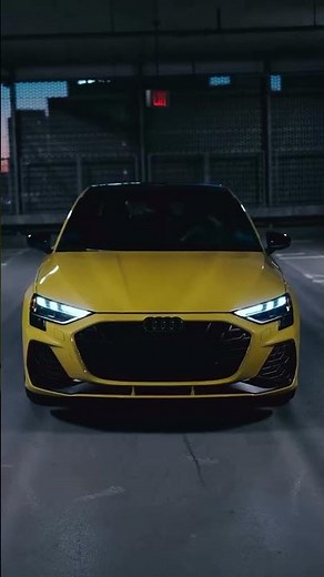 2025 Audi S3 in Python Yellow. 💛