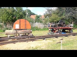 Old circular Saw with Deutz engine