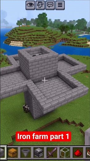 5Minecraft Easy Iron Farm Tutorial (Part 1) | Simple Iron Golem Farm