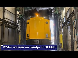 (4K) NS Trein | ICMm door de wasstraat en een rondje in ''DETAIL'' op rangeerterrein Arnhem Berg !!