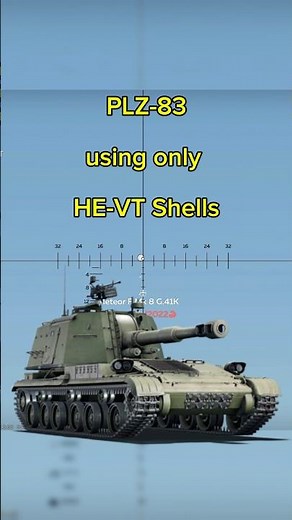 PLZ-83 using only HE-VT Shells in Warthunder Mobile🇨🇳 #wtm #warthunder #warthundermobile