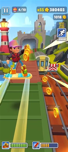 Wait 😱Outatime Jake🐇 SUBWAY SURFERS World tour Easter ireland 125 shorts #shortsfeed #subwaysurfers