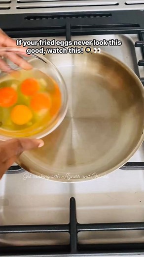 6.2K views · 32 shares | Fried eggs with perfect runny yolk! So simple, so good. Try this technique and thank me later! ✨ #FriedEggs #PerfectEggs #BreakfastIdeas #FoodTikTok #HomeCooking #RunnyYolk #EasyRecipes #CookingTips #AgnessCooks #QuickBreakfast | Get Cooking with Agness and Chembe | Facebook