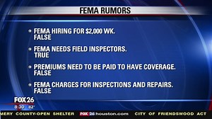 False FEMA information circulating on the internet