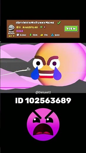 ISPYWITHMYFUNNYEME - Geometry Dash Demon #geometrydash #gd