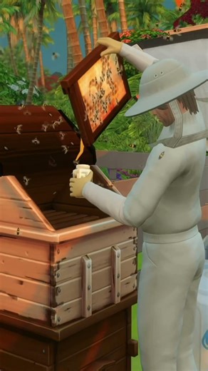 how to control bees in TS4! 🐝 #eapartner #sims4 #thesims4 #sims4cc #tutorial #sims