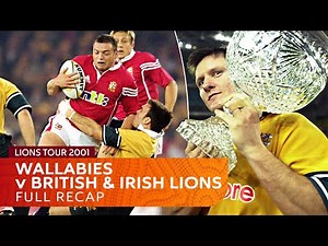 2001 RECAP: Wallabies v British & Irish Lions Test Match Highlights | Lions Tour 2001