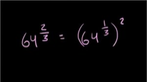 Evaluating fractional exponents