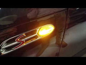 NEW ! BMW Mini Dynamic sweep LED side repeaters Audi style for Cooper One S JCW R50 R52 R53