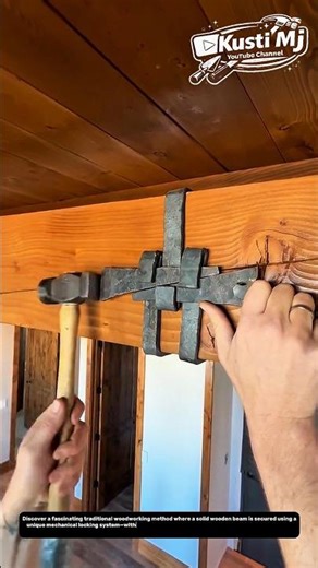 Ancient Wood Joinery Technique That Locks Beams Without Nails | Precision Carpentry.
