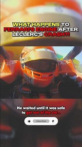 Crazy Engine Sound After Leclerc’s Crash at Monza 2026!!! 😨🫣