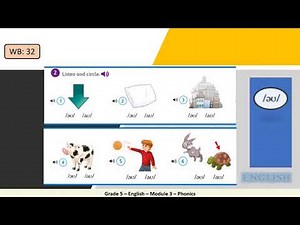 Grade 5 English Module 3 Phonics