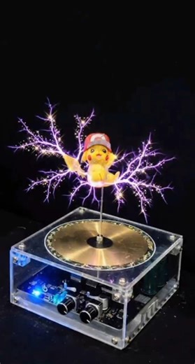Pikachu Uses Thunderbolt! (Real-Life Tesla Coil Experiment)|⚡️How to make powerfull tesla coil|dj|