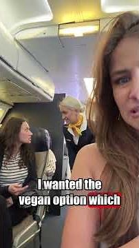 Angry Karen causes a scene during flight because the airline didn't have her order 😱