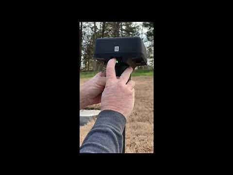 Phantom 4 RTK (D-RTK2 Base Station) marking points.