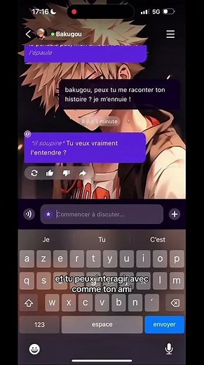 Découvre l'application Linky. #linky #ai #anime #chatbot