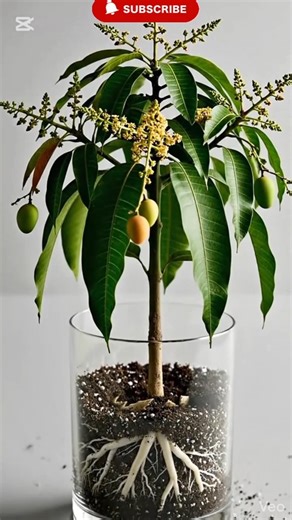 Mango Seed to Mini Tree in Seconds 🥭🌱 | Satisfying Growth Timelapse