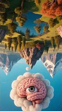 Eyes see upside down but brain fixes it instantly #science