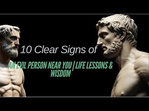 10 EVIDENT Signs that there is a EVIL person next to you | Wisdom, Life Lessons