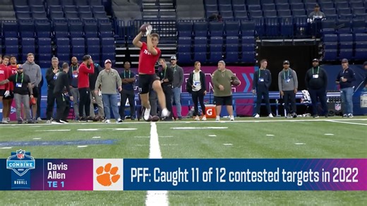 HIGHLIGHTS: TE Davis Allen's 2023 NFL Scouting Combine workout