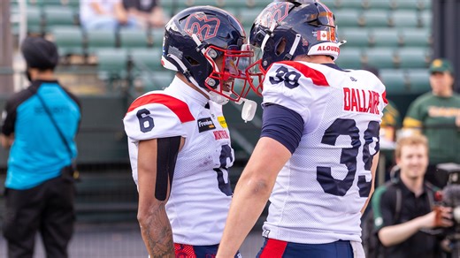 Charleston Rambo hauls in an incredible 54-yard catch, setting the stage for a touchdown on the very next play as Davis Alexander connects with Tyson Philpot for the score. | CFL