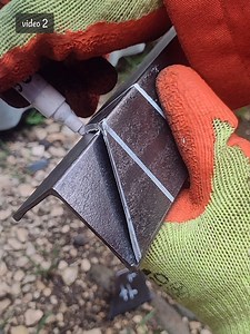 Two techniques for cutting angle iron that you don't know yet #iron #metal #cuttingskills #welding | Iron Welder Art