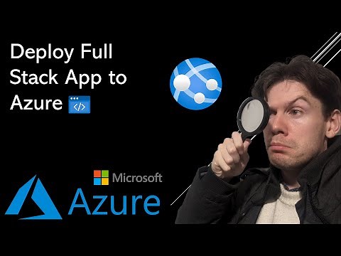 Deploy a Full Stack App (React frontend + Node backend) to Azure Static Web Apps and Web Services