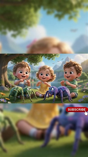 The Itsy Bitsy Spider #rhymes #baby #nurseryrhymes #kidscartoon #kidsvideo #kidssongs #kids #cartoon
