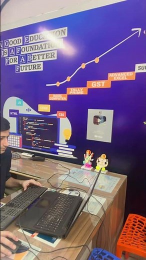 RJ Computer Academy Lab-2 tour #tallyonlineclass #excel #sapclasses #tally #microsoft