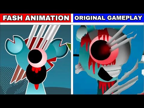 Incredibox Sprunki Phase 5 to Phase 1 (Mustard & Cold as Ice) Fash Animation vs Original Gameplay