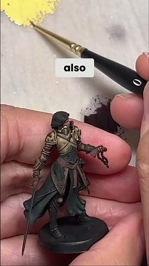 Where to place reflections in NMM #art #painting #MiniatureArt #nonmetal #kimerakolors