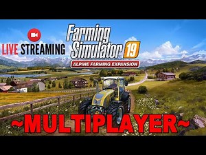 MULTIPLAYER TEST🔥ALPINE DLC ERLENGRAT🔥ALPINE FARMING EXPANSION🚜KONSOLE🔴HD👀LS19-FS19