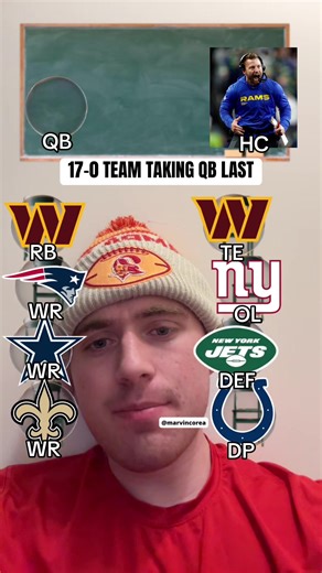Building a 17-0 team taking QB LAST!!! #nfl #nflviral #nflfilter #challenge #fyp