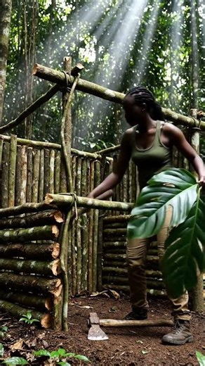 In this video, we build a Hidden Survival Bathroom in the forest. 🌲