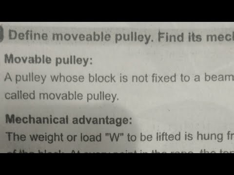 Movable Pulley #Neet #Mdcat #IGCSE