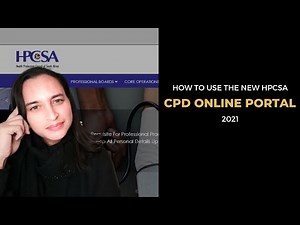 How to use the new HPCSA CPD and self-service online portal