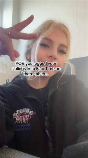 Siblings FaceTime Fun: A Cute POV Experience