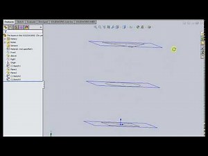 The layers in the SOLIDWORKS